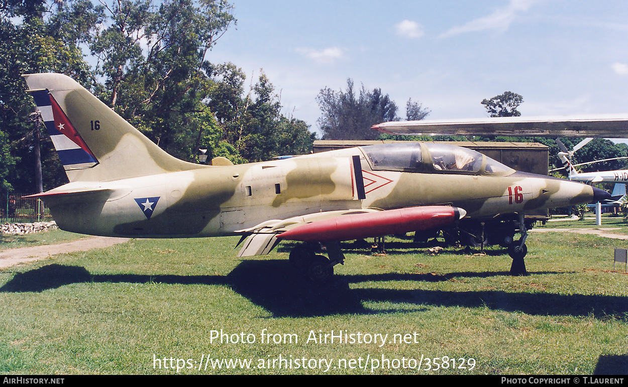 Aircraft Photo of 16 | Aero L-39C Albatros | Cuba - Air Force | AirHistory.net #358129