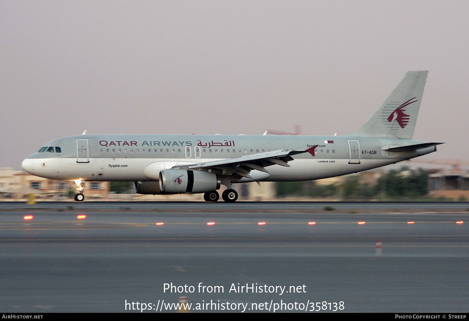 Aircraft Photo of A7-ADB | Airbus A320-232 | Qatar Airways | AirHistory.net #358138