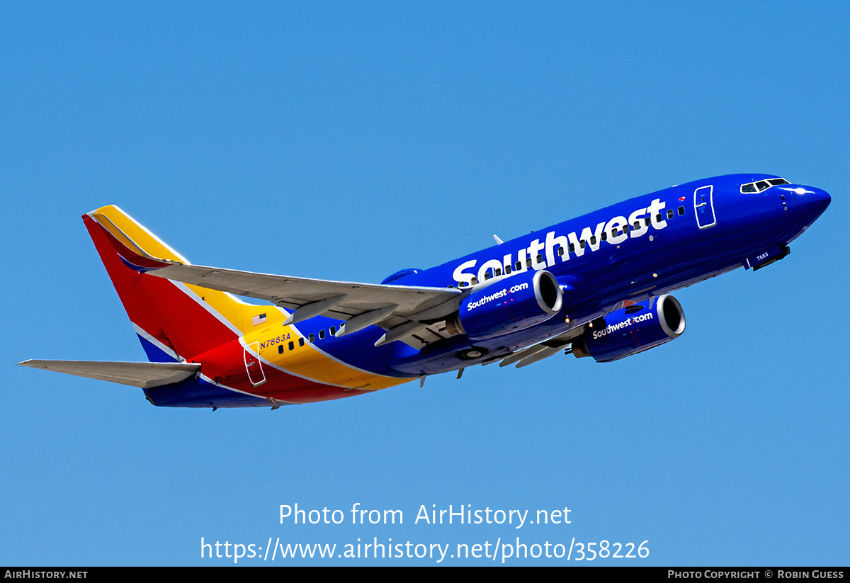 Aircraft Photo of N7883A | Boeing 737-76Q | Southwest Airlines | AirHistory.net #358226