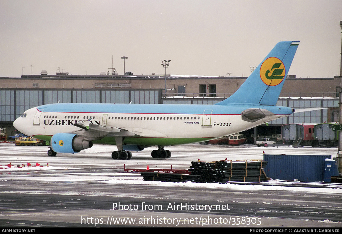 Aircraft Photo of F-OGQZ | Airbus A310-324 | Uzbekistan Airways | AirHistory.net #358305