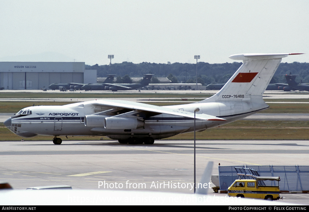 Aircraft Photo of CCCP-76488 | Ilyushin Il-76TD | Aeroflot | AirHistory.net #358311