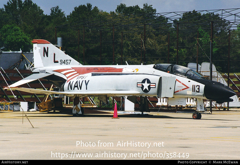 Aircraft Photo of 149457 | McDonnell F-4B Phantom II | USA - Navy | AirHistory.net #358449