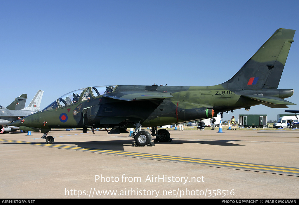 Aircraft Photo of ZJ648 | Dassault-Dornier Alpha Jet A | UK - Air Force | AirHistory.net #358516