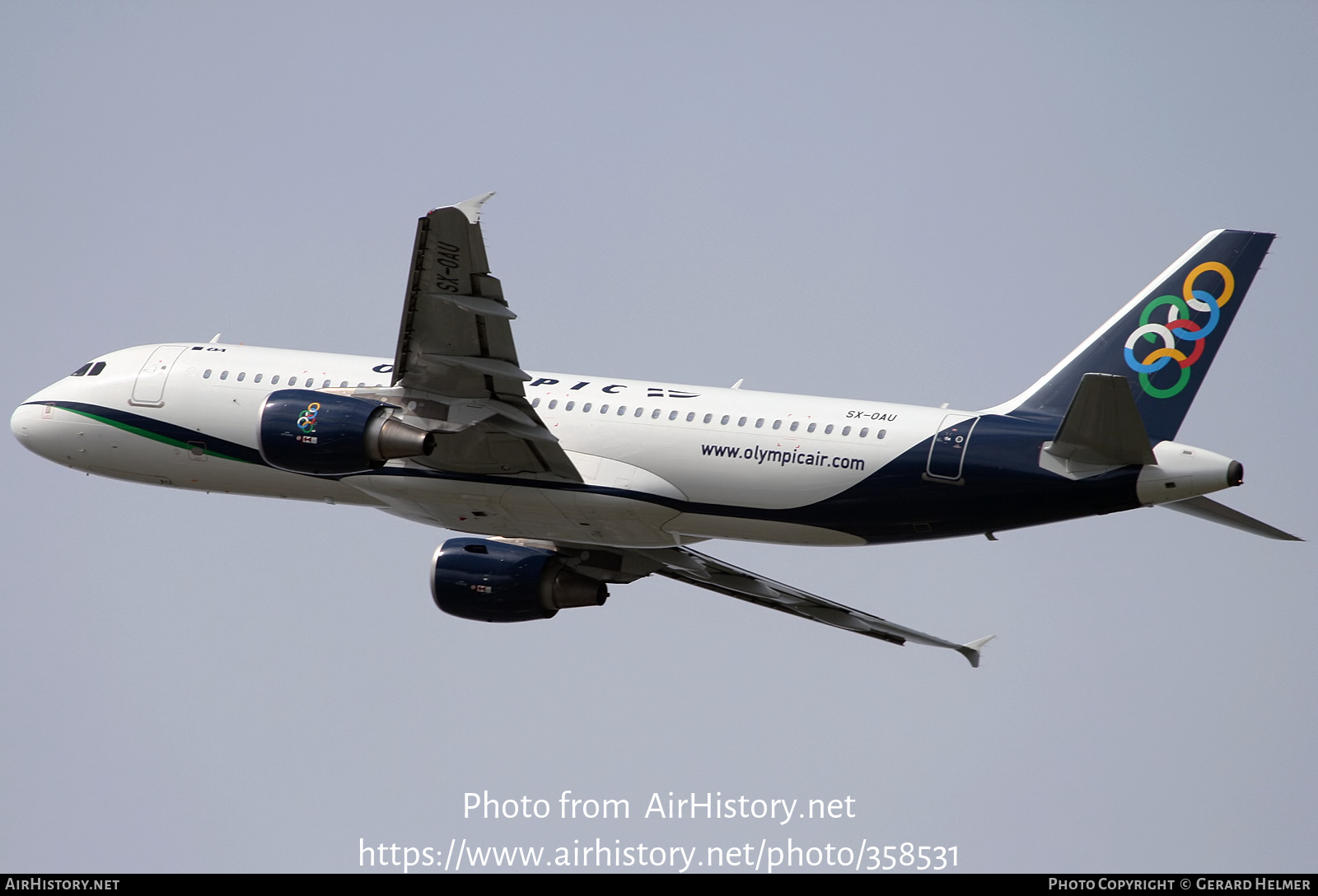 Aircraft Photo of SX-OAU | Airbus A320-214 | Olympic | AirHistory.net #358531