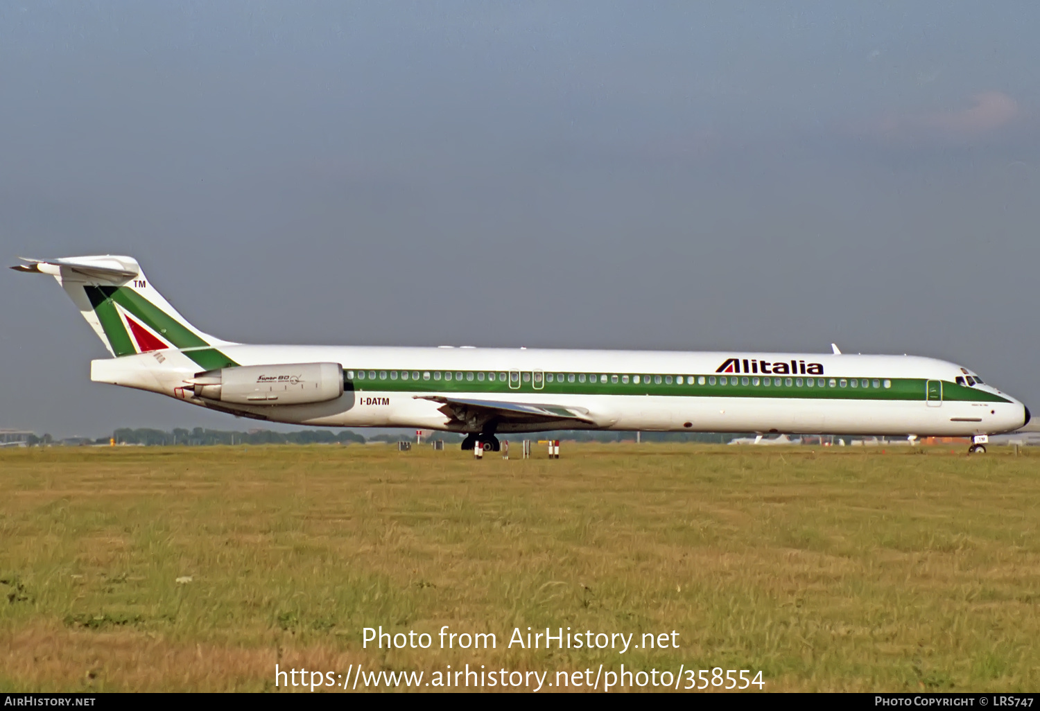 Aircraft Photo of I-DATM | McDonnell Douglas MD-82 (DC-9-82) | Alitalia | AirHistory.net #358554