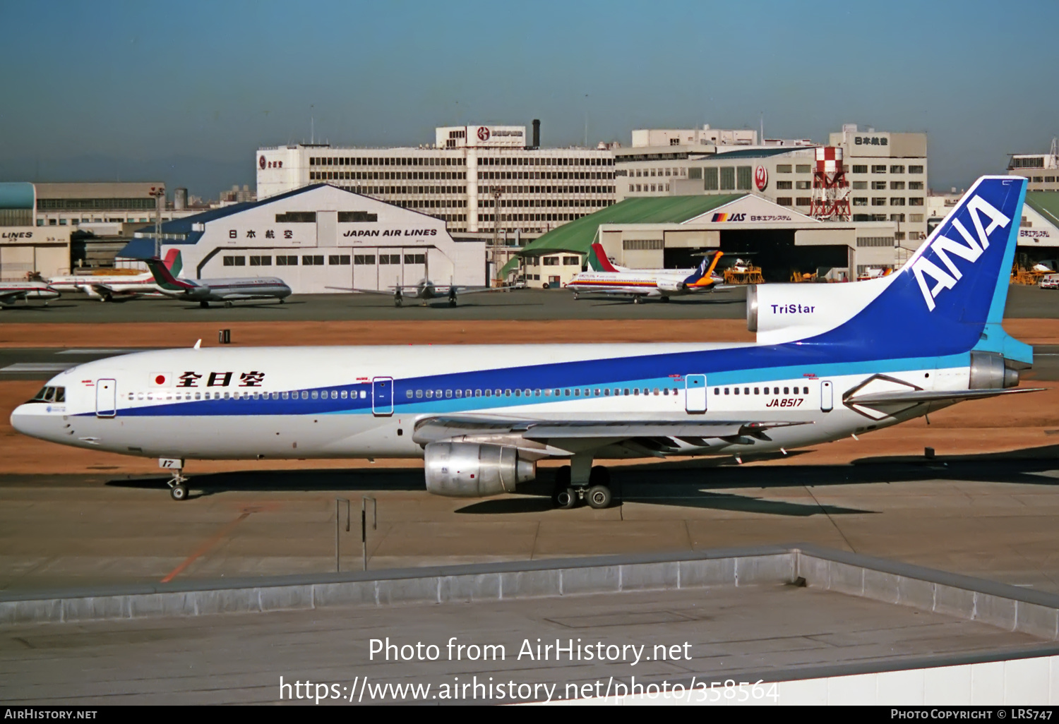 Aircraft Photo of JA8517 | Lockheed L-1011-385-1 TriStar 1 | All Nippon Airways - ANA | AirHistory.net #358564