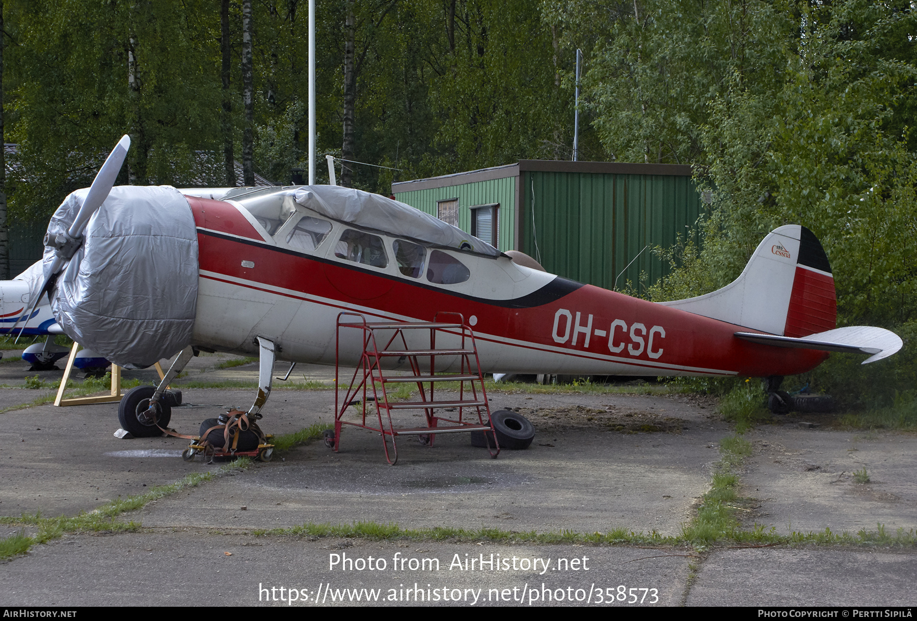 Aircraft Photo of OH-CSC | Cessna 195B | AirHistory.net #358573