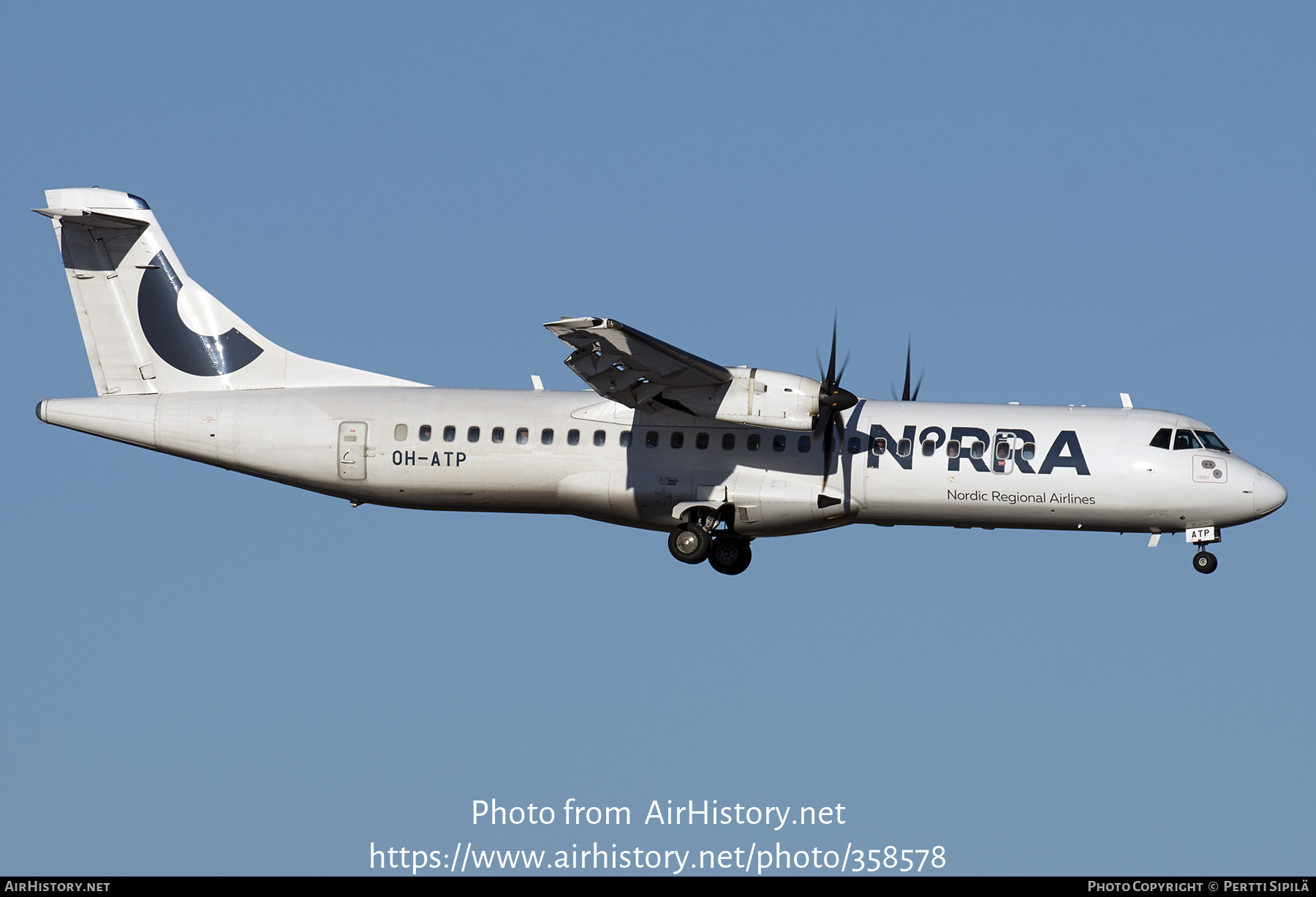 Aircraft Photo of OH-ATP | ATR ATR-72-500 (ATR-72-212A) | Norra - Nordic Regional Airlines | AirHistory.net #358578