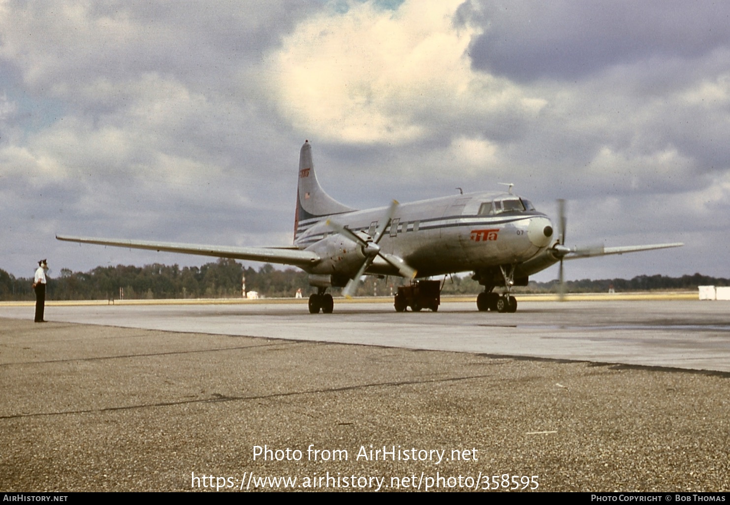 Aircraft Photo of N94207 | Convair 600 | TTA - Trans-Texas Airways ...