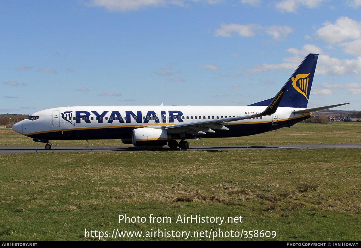 Aircraft Photo of EI-EXD | Boeing 737-8AS | Ryanair | AirHistory.net #358609