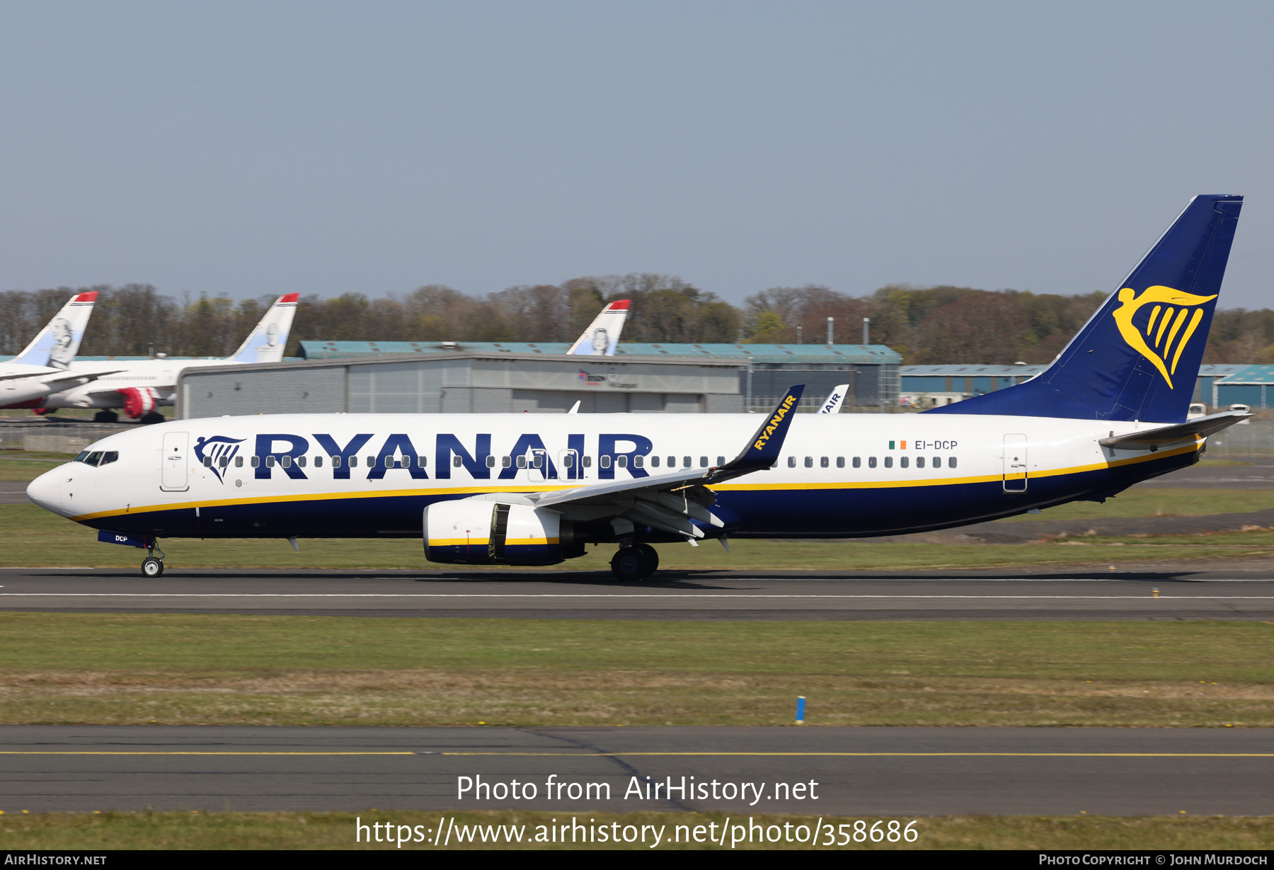 Aircraft Photo of EI-DCP | Boeing 737-8AS | Ryanair | AirHistory.net #358686