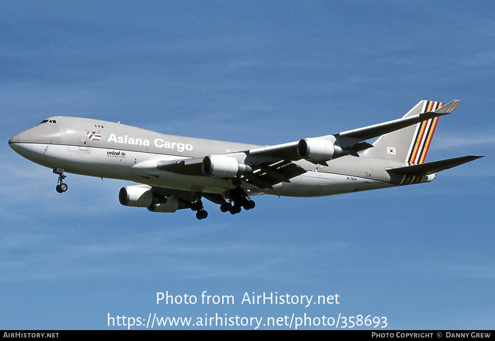 Aircraft Photo of HL7426 | Boeing 747-48EF/SCD | Asiana Airlines Cargo | AirHistory.net #358693