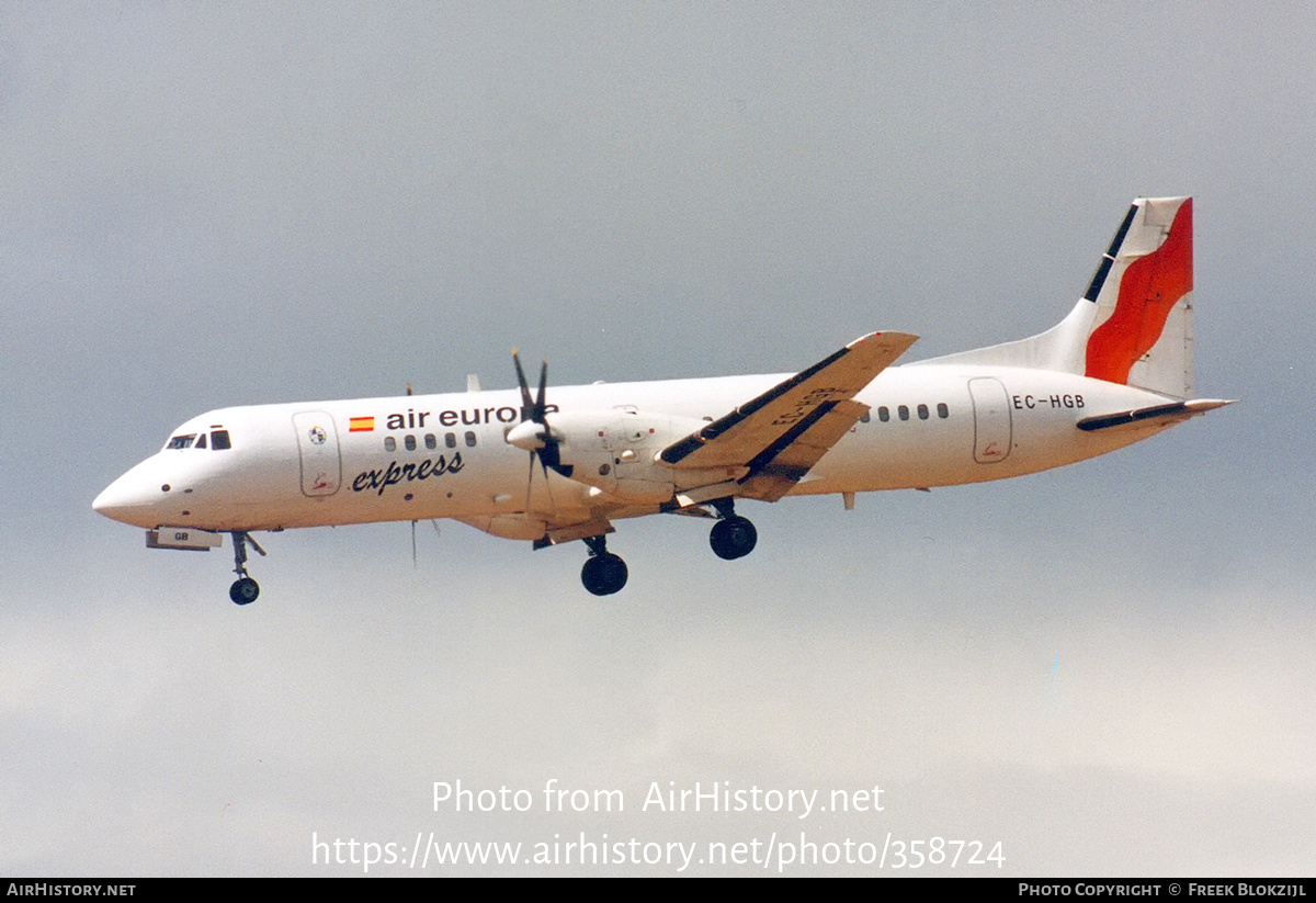 Aircraft Photo of EC-HGB | British Aerospace ATP | Air Europa Express | AirHistory.net #358724