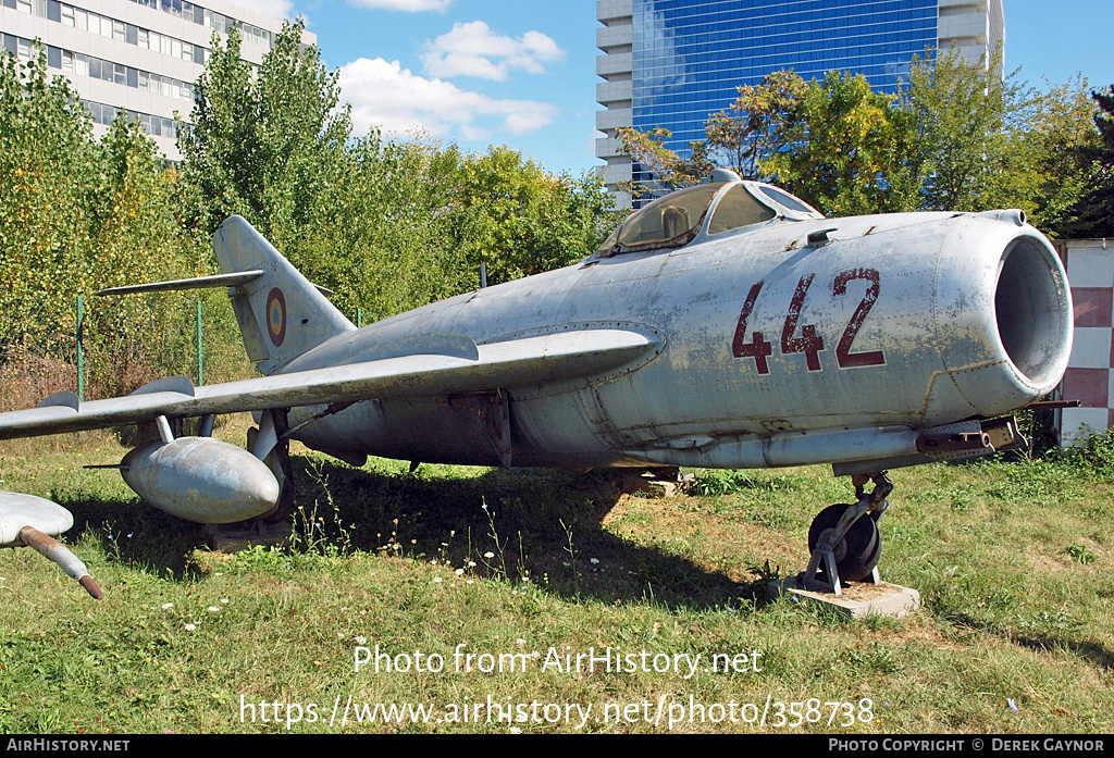 Aircraft Photo of 442 | Mikoyan-Gurevich MiG-17F | Romania - Air Force | AirHistory.net #358738