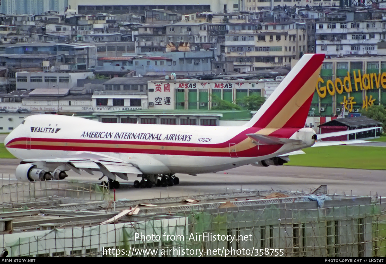 Aircraft Photo of N701CK | Boeing 747-146(SF) | American International Airways | AirHistory.net #358755