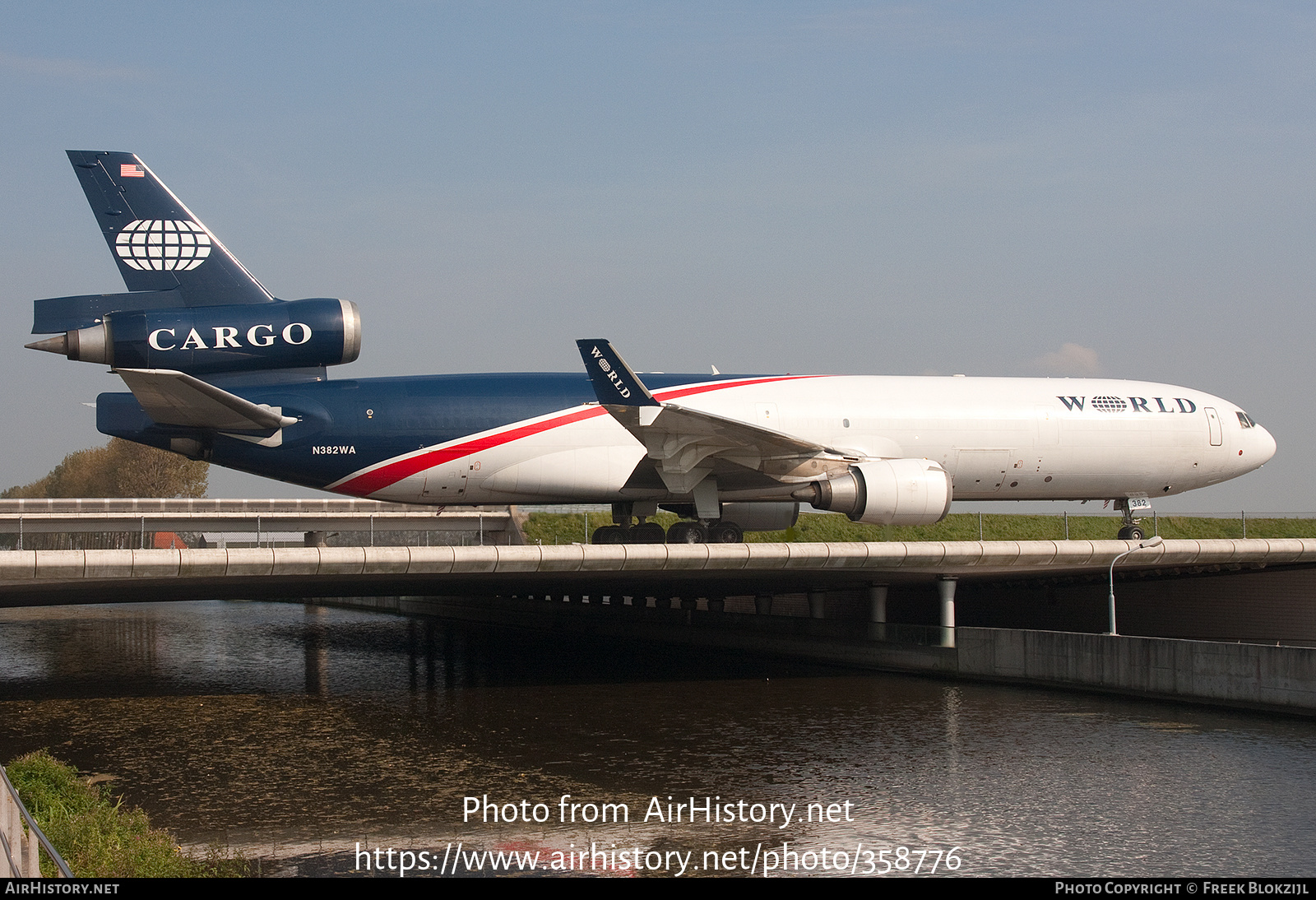 Aircraft Photo of N382WA | McDonnell Douglas MD-11/F | World Airways Cargo | AirHistory.net #358776