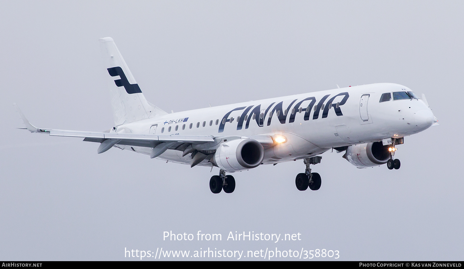 Aircraft Photo of OH-LKH | Embraer 190LR (ERJ-190-100LR) | Finnair | AirHistory.net #358803