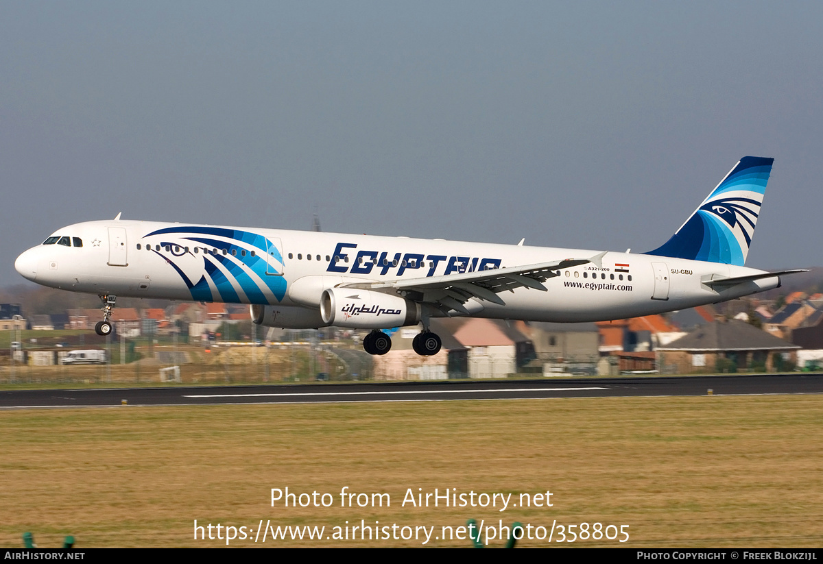 Aircraft Photo of SU-GBU | Airbus A321-231 | EgyptAir | AirHistory.net #358805