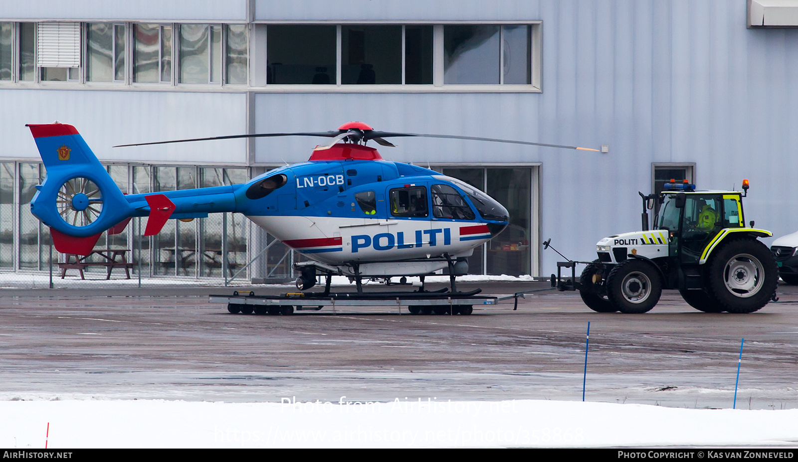 Aircraft Photo of LN-OCB | Eurocopter EC-135T-2+ | Politi | AirHistory.net #358868