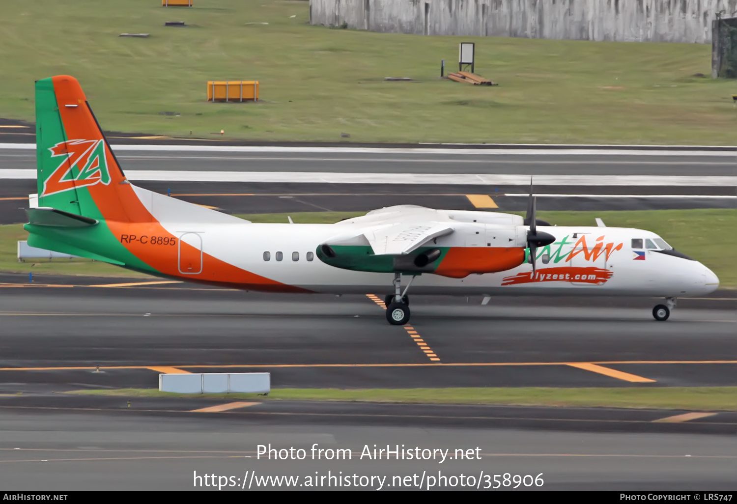 Aircraft Photo of RP-C8895 | Xian MA60 | Zest Air | AirHistory.net #358906