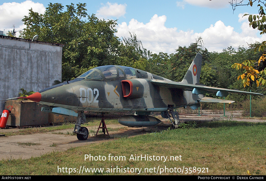 Aircraft Photo of 002 | Craiova IAR-93DC Vultur | Romania - Air Force | AirHistory.net #358921