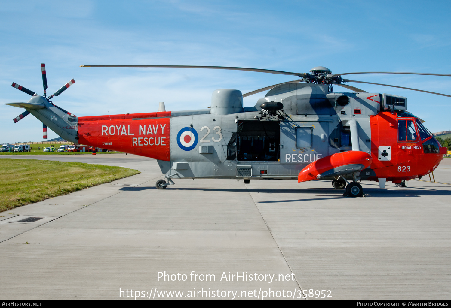 Aircraft Photo of XV699 | Westland WS-61 Sea King HU5 | UK - Navy | AirHistory.net #358952