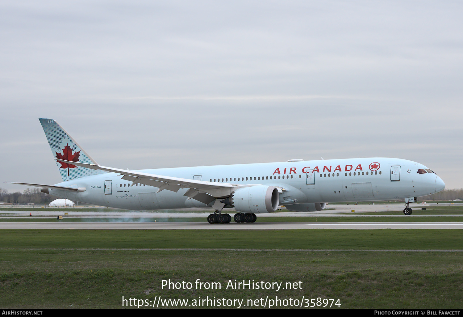 Aircraft Photo of C-FRSA | Boeing 787-9 Dreamliner | Air Canada | AirHistory.net #358974