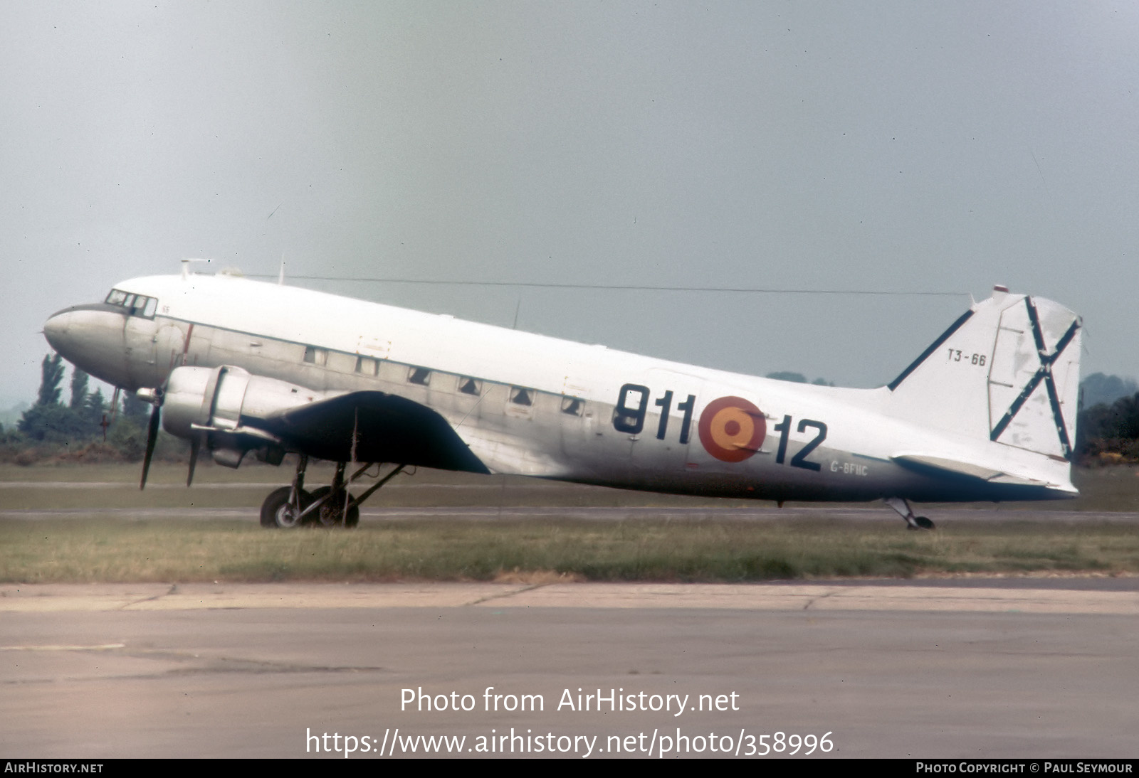 Aircraft Photo of G-BFHC / T.3-66 | Douglas C-47A Skytrain | Spain - Air Force | AirHistory.net #358996