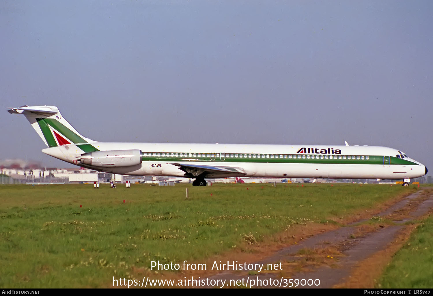 Aircraft Photo of I-DAWL | McDonnell Douglas MD-82 (DC-9-82) | Alitalia | AirHistory.net #359000