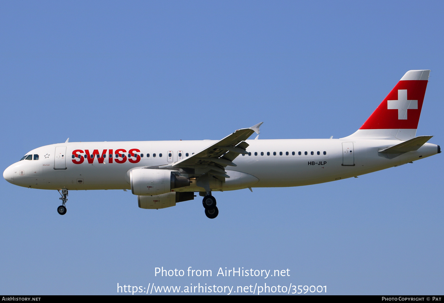 Aircraft Photo of HB-JLP | Airbus A320-214 | Swiss International Air Lines | AirHistory.net #359001