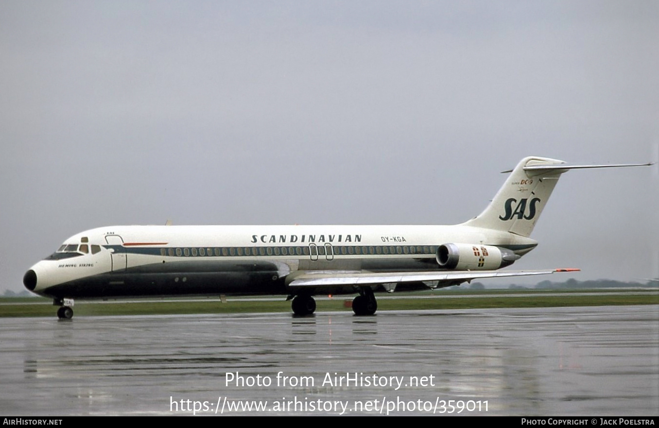 Aircraft Photo of OY-KGA | McDonnell Douglas DC-9-41 | Scandinavian Airlines - SAS | AirHistory.net #359011