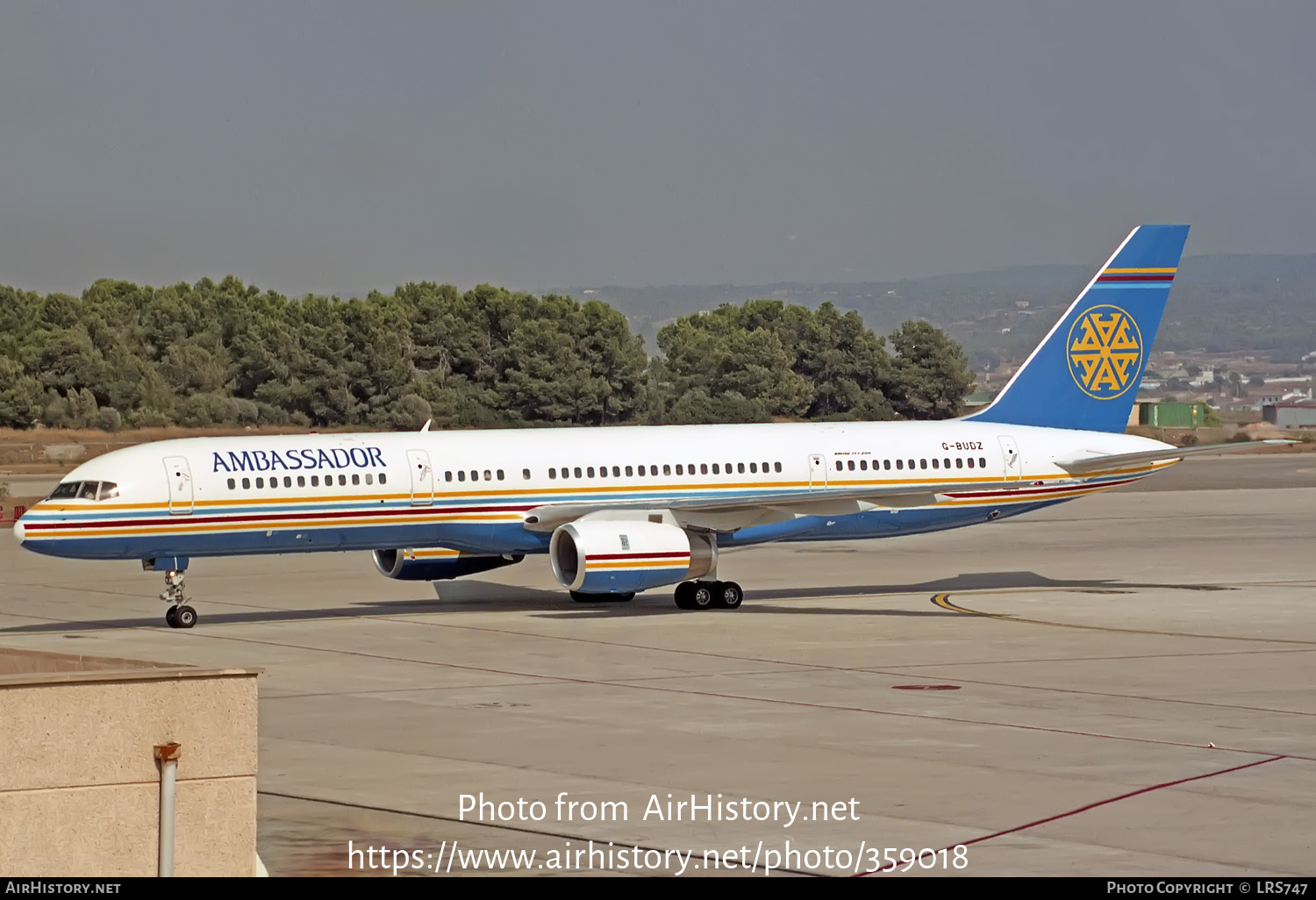 Aircraft Photo of G-BUDZ | Boeing 757-236 | Ambassador Airways | AirHistory.net #359018