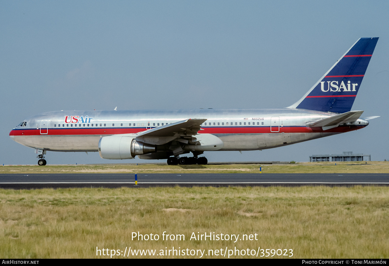 Aircraft Photo of N652US | Boeing 767-2B7/ER | USAir | AirHistory.net #359023