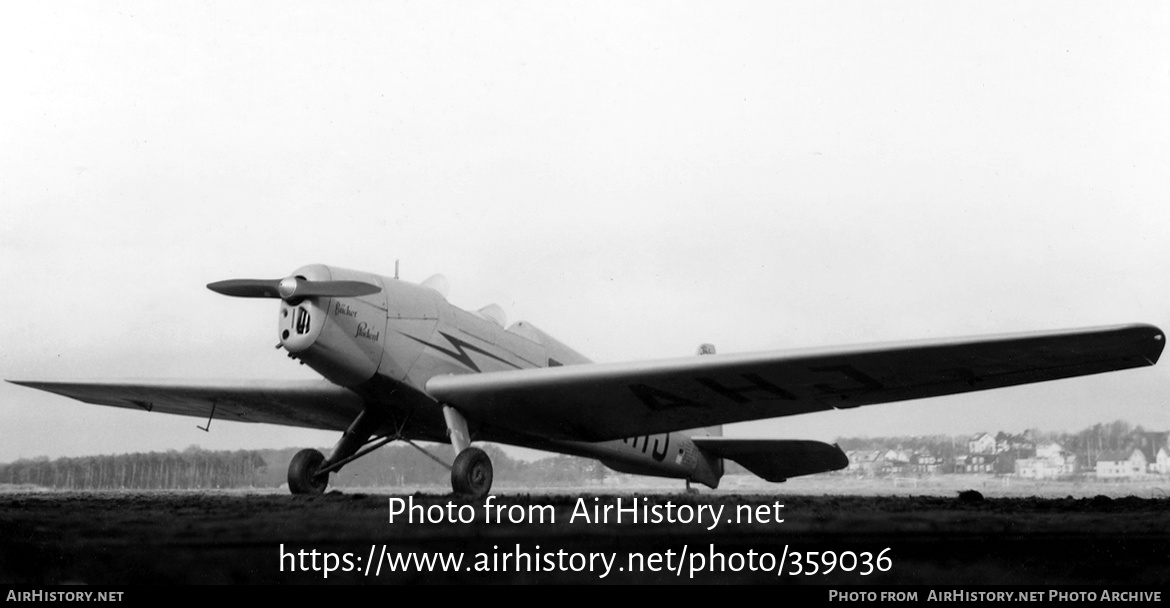 Aircraft Photo of SE-AHJ | Bücker Bü 180B Student | AirHistory.net #359036