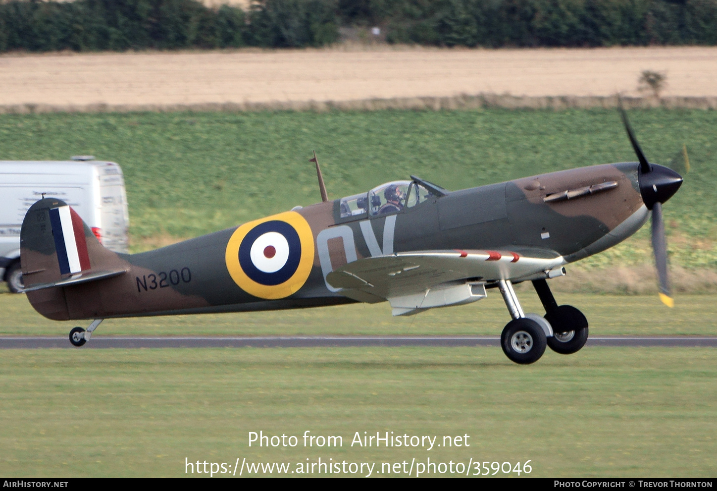 Aircraft Photo of G-CFGJ / N3200 | Supermarine 300 Spitfire Mk1A | UK - Air Force | AirHistory.net #359046