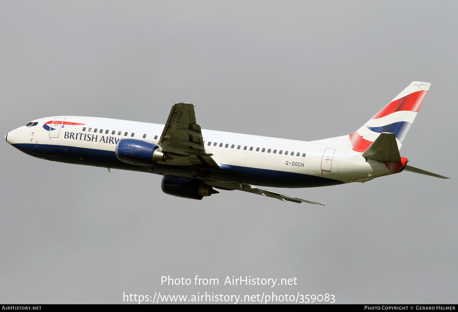 Aircraft Photo of G-DOCH | Boeing 737-436 | British Airways | AirHistory.net #359083