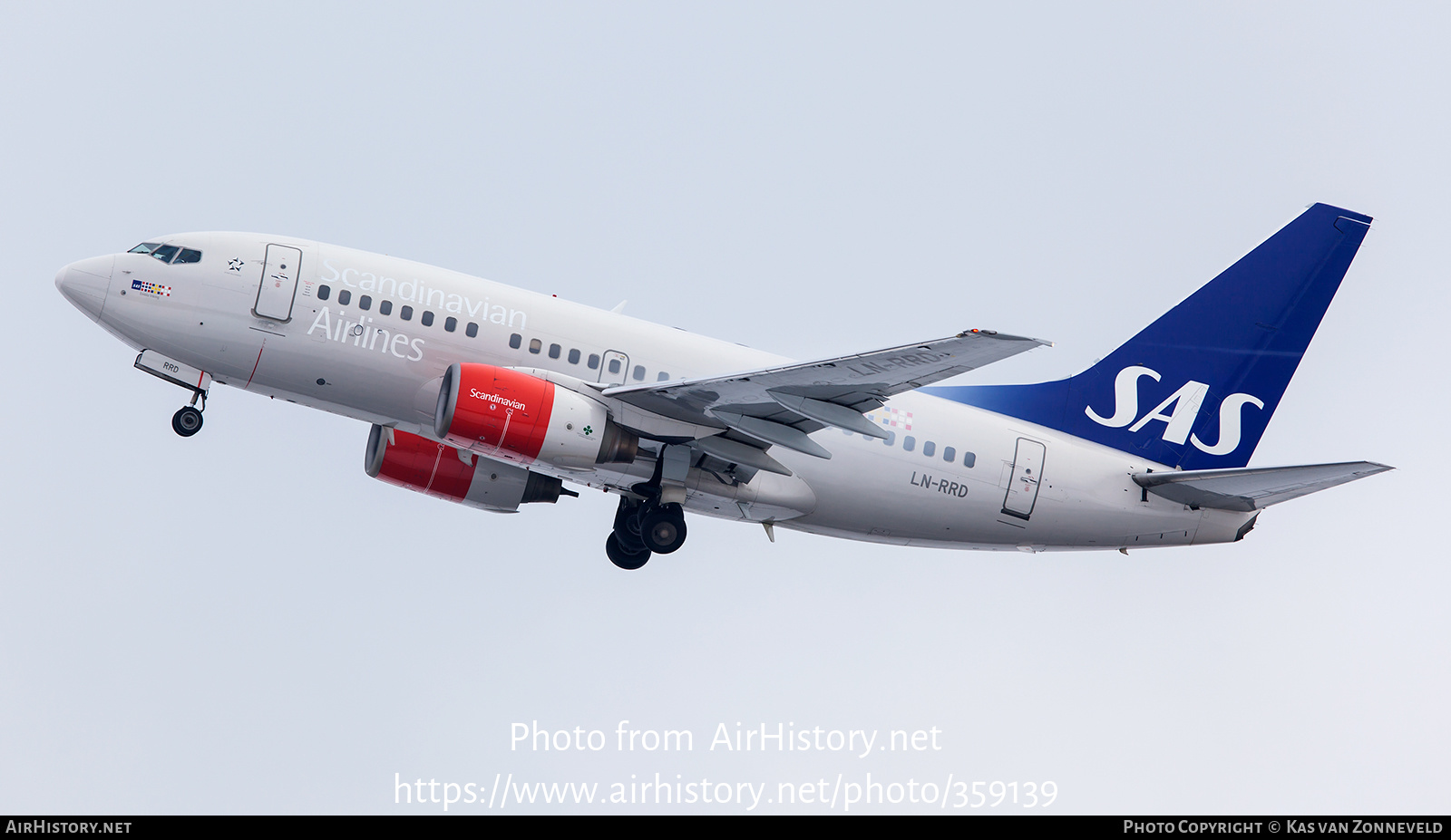 Aircraft Photo of LN-RRD | Boeing 737-683 | Scandinavian Airlines - SAS | AirHistory.net #359139