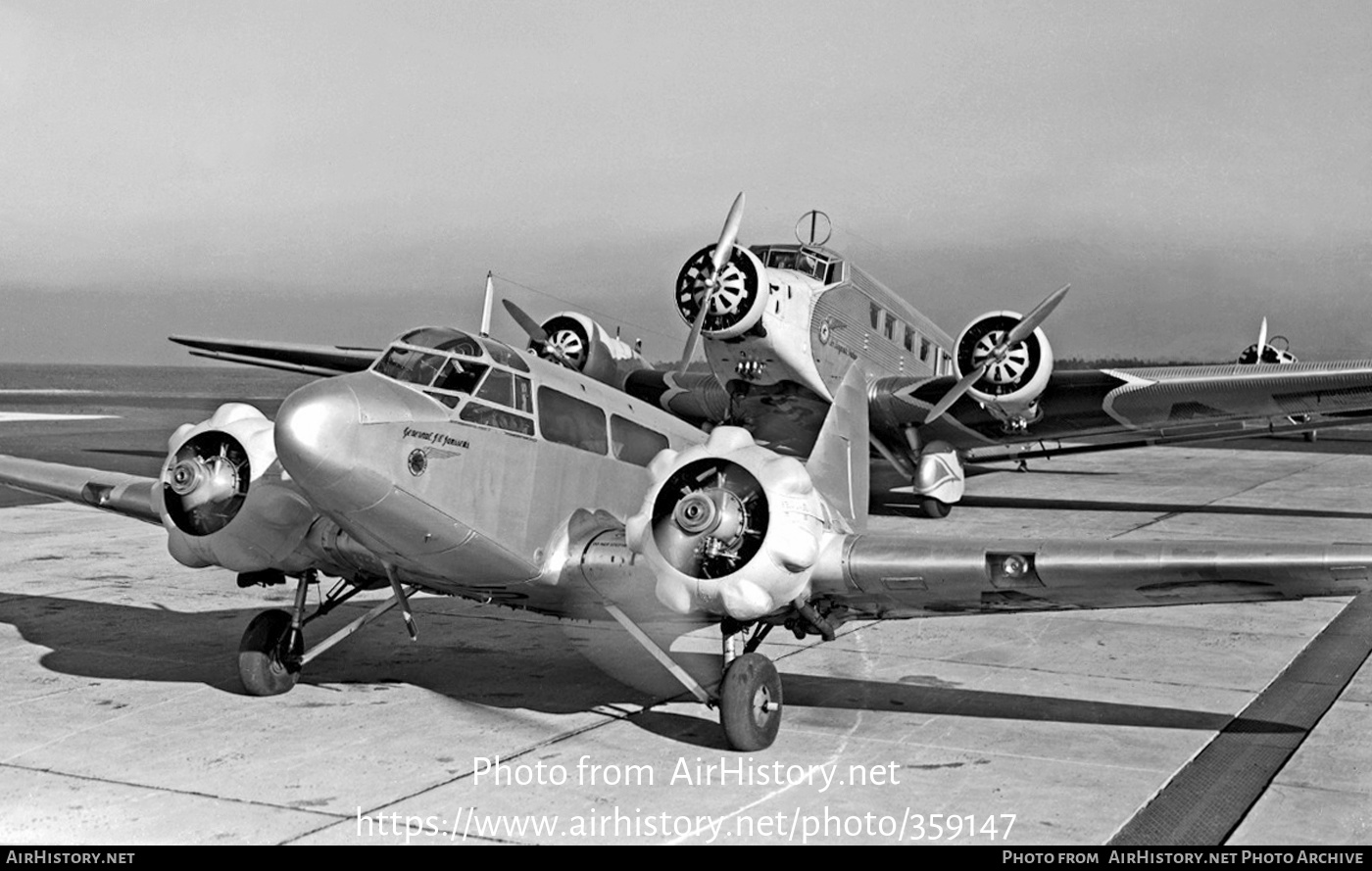 Aircraft Photo of ZS-AGA | Airspeed AS-6JC Envoy II | South African Airways - Suid-Afrikaanse Lugdiens | AirHistory.net #359147