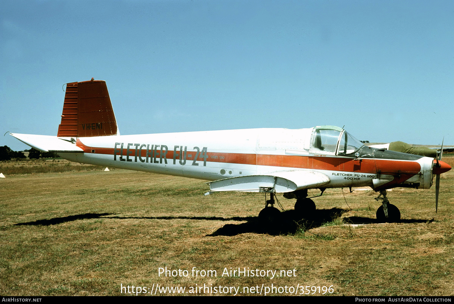 Aircraft Photo of VH-ENI | Fletcher FU-24-950 | AirHistory.net #359196