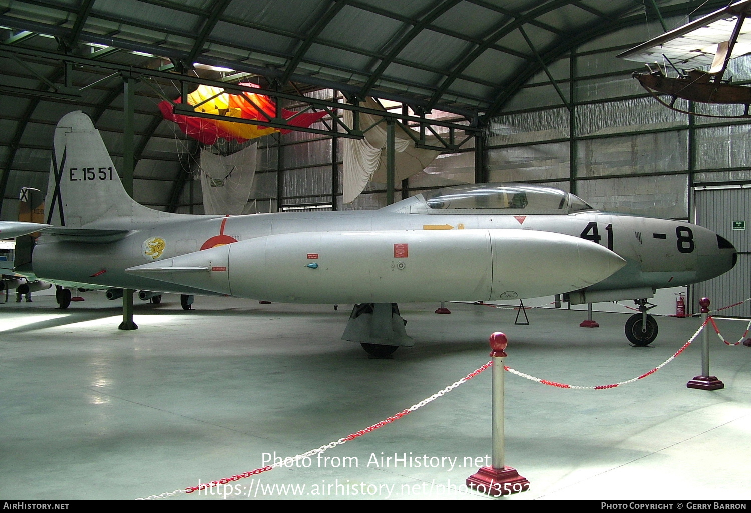 Aircraft Photo of E.15-51 | Lockheed T-33A | Spain - Air Force | AirHistory.net #359242