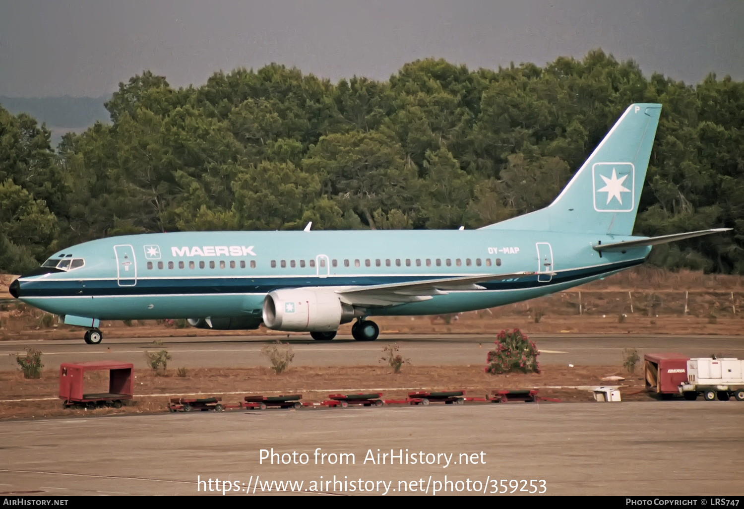 Aircraft Photo of OY-MAP | Boeing 737-3L9 | Maersk Air | AirHistory.net #359253