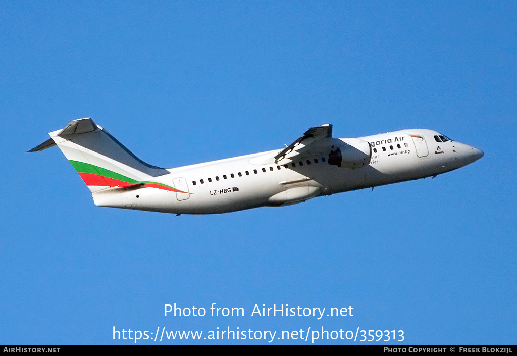 Aircraft Photo of LZ-HBG | British Aerospace BAe-146-300 | Bulgaria Air | AirHistory.net #359313