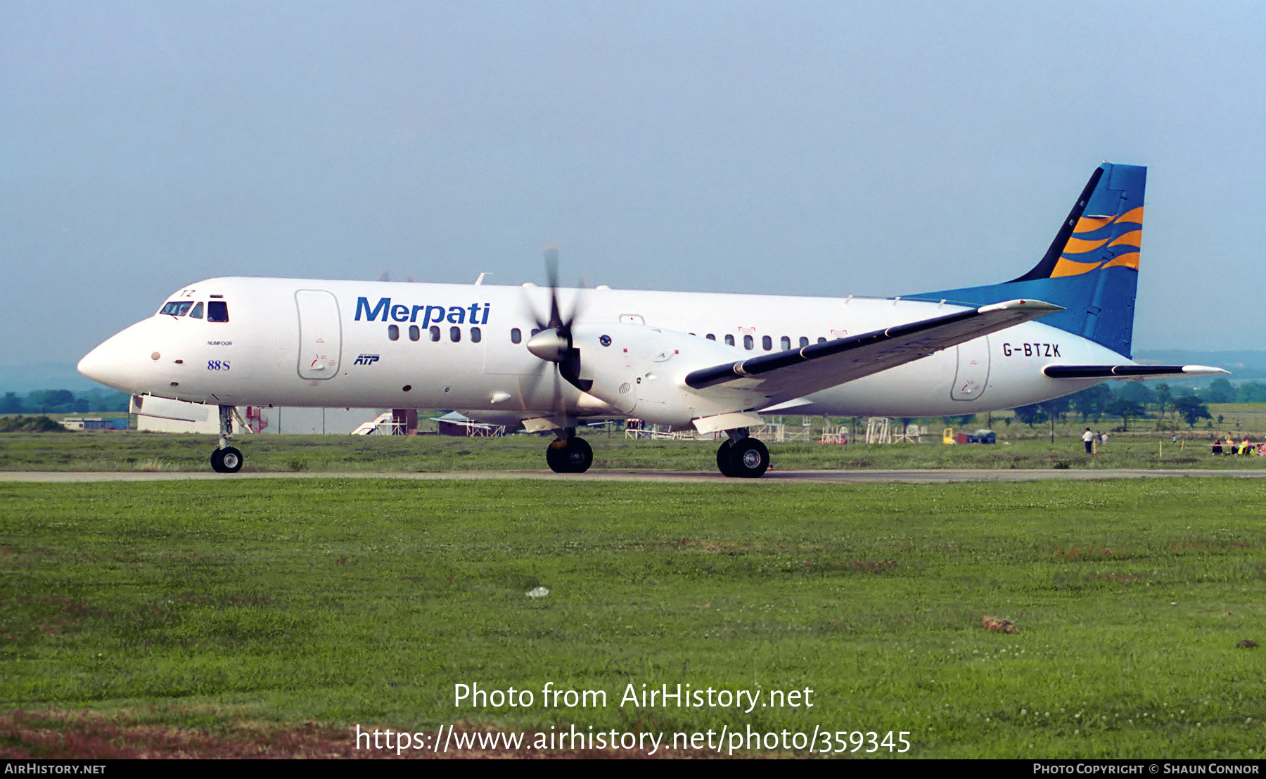 Aircraft Photo of G-BTZK | British Aerospace ATP | Merpati Nusantara Airlines | AirHistory.net #359345