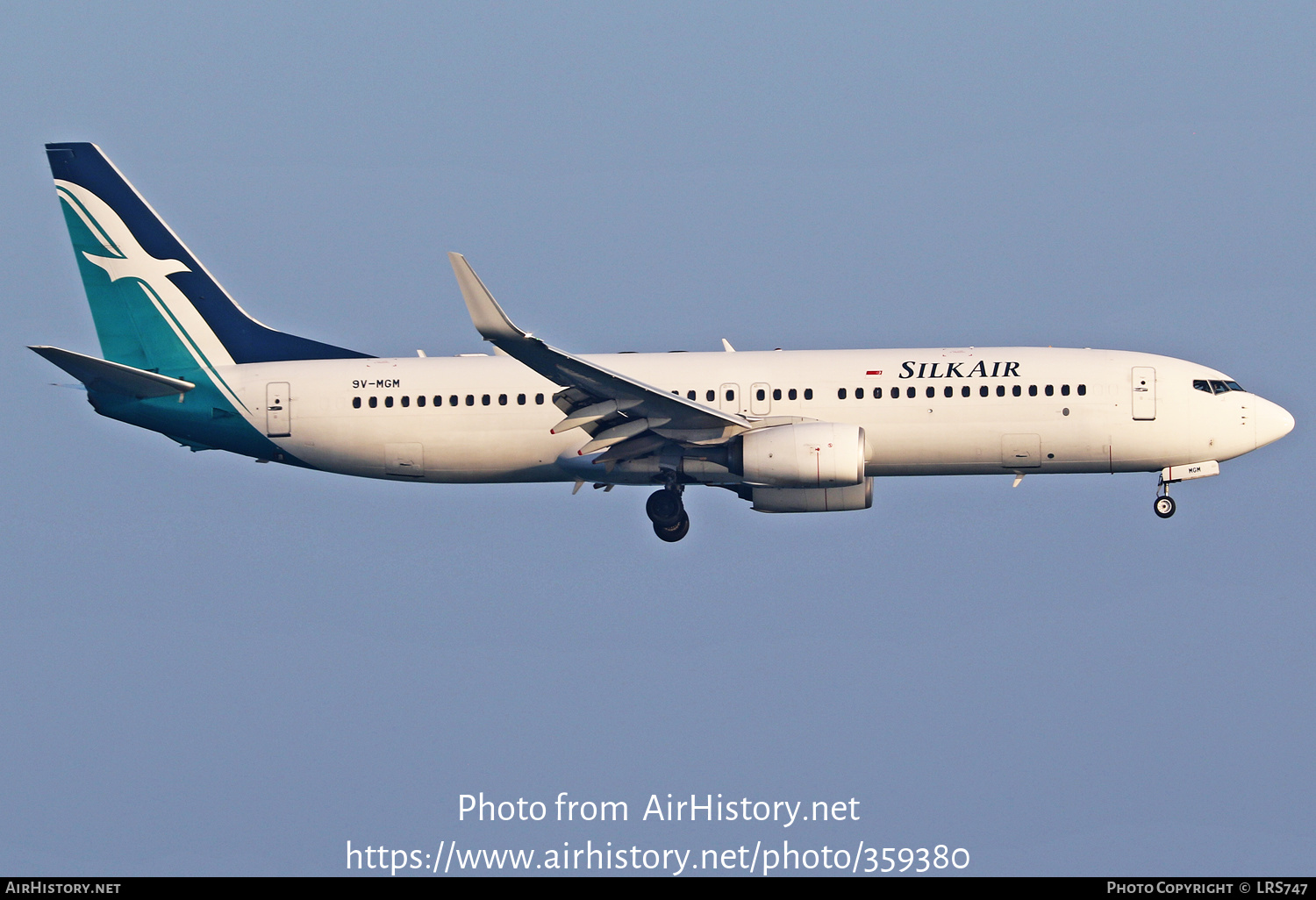 Aircraft Photo of 9V-MGM | Boeing 737-8SA | SilkAir | AirHistory.net #359380