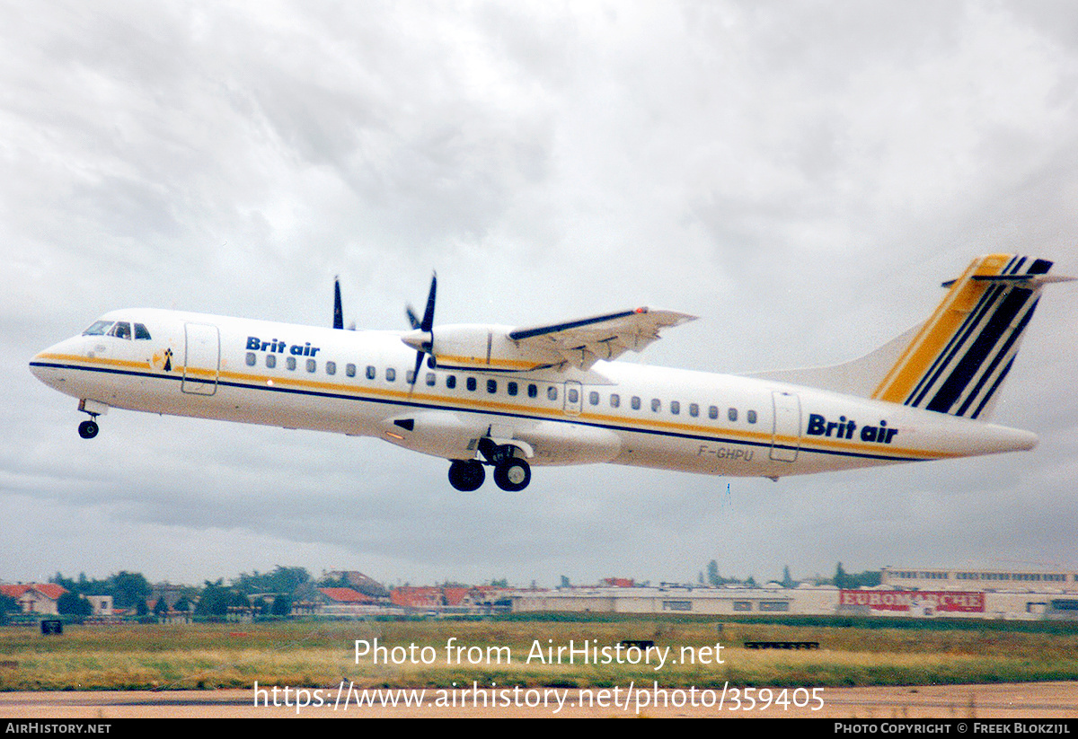 Aircraft Photo of F-GHPU | ATR ATR-72-201 | Brit Air | AirHistory.net #359405