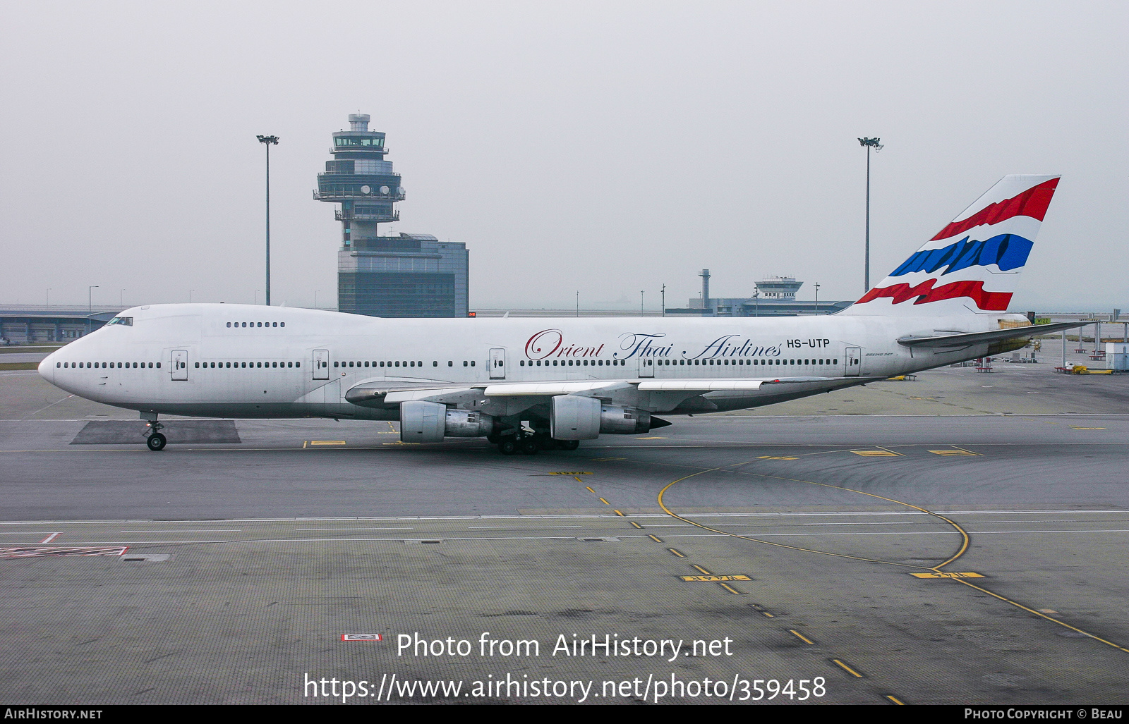 Aircraft Photo of HS-UTP | Boeing 747-243B | Orient Thai Airlines | AirHistory.net #359458