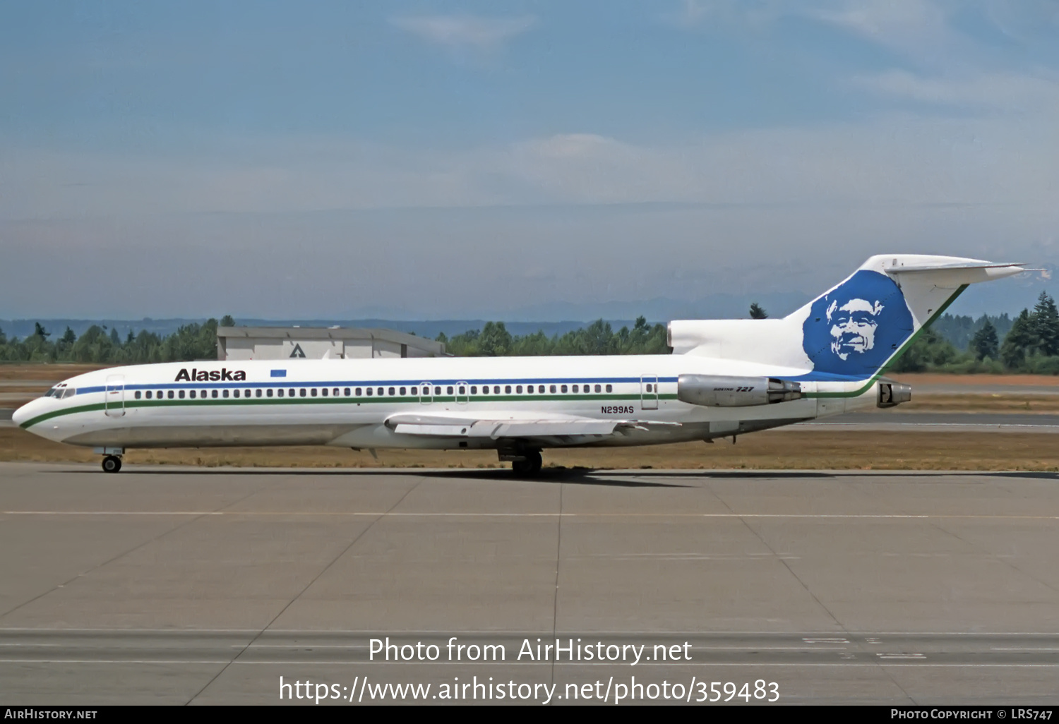 Aircraft Photo of N299AS | Boeing 727-2F9/Adv | Alaska Airlines | AirHistory.net #359483