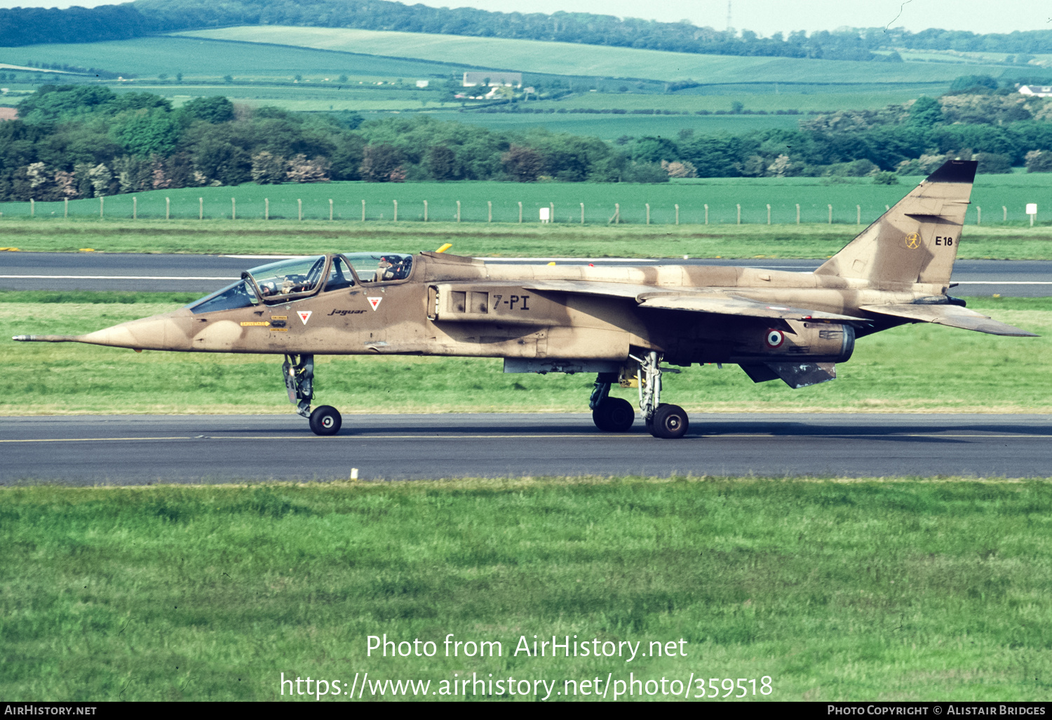 Aircraft Photo of E18 | Sepecat Jaguar E | France - Air Force | AirHistory.net #359518