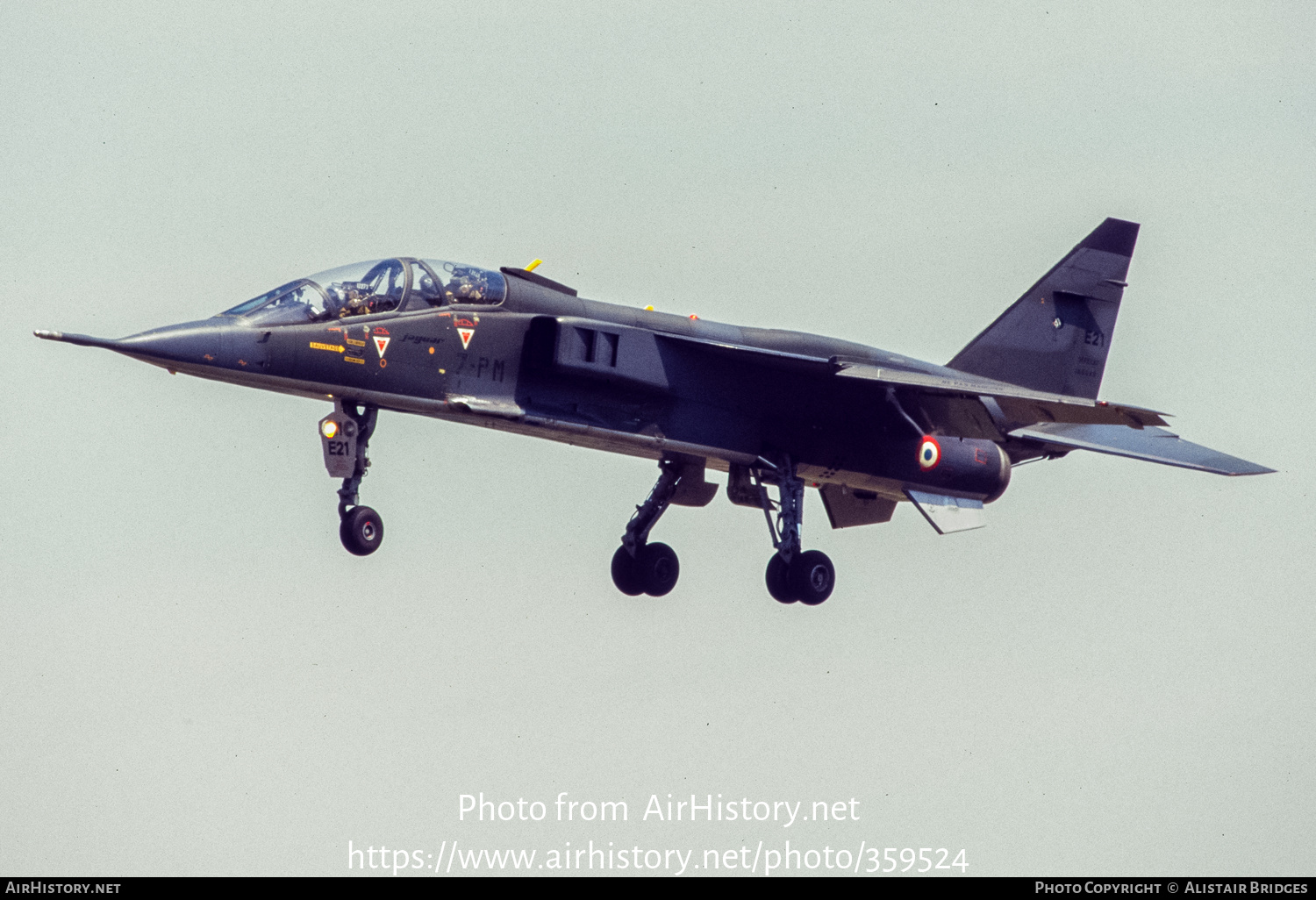 Aircraft Photo of E21 | Sepecat Jaguar E | France - Air Force | AirHistory.net #359524