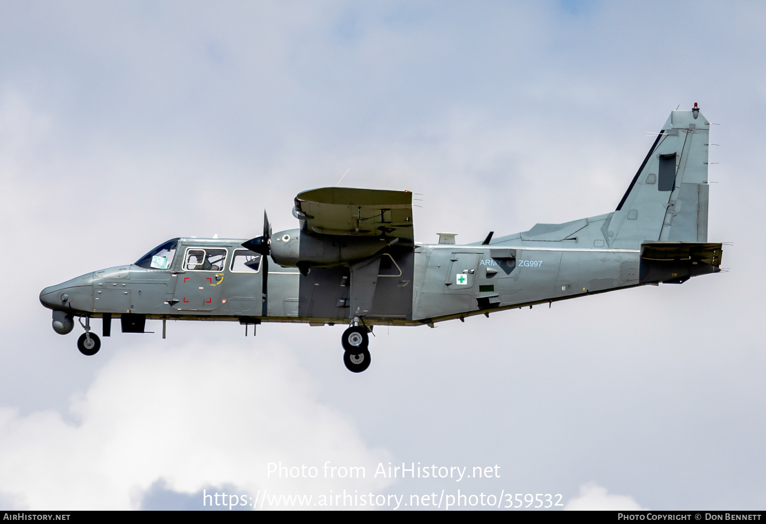 Aircraft Photo of ZG997 | Britten-Norman BN-2T-4S Defender AL2 | UK - Army | AirHistory.net #359532